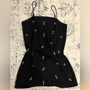 H&M Black Pearl Dress New Year’s Eve Size Large